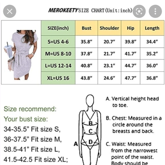 NWT,Merokeety, Amazing Red Mini Dress, Swing-Style, V-Neck, Size Large - Picture 10 of 10